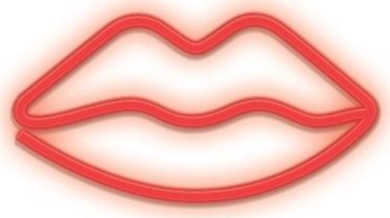 Изображение Forever Neon LED USTA czerwone Bat + USB Forever FLNEO8 Light