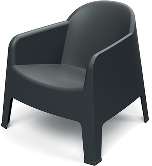 Picture of Fotel ogrodowy z podokietnikami FMIK777 Milane - carbon