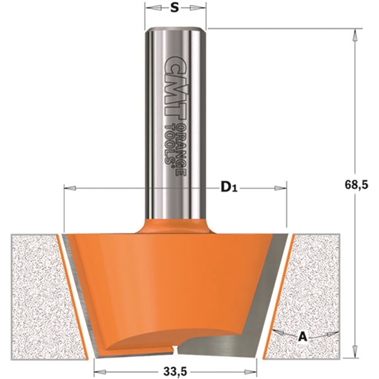 Picture of Frēze CMT 981.541.11; S=12 mm; D=47,6 mm
