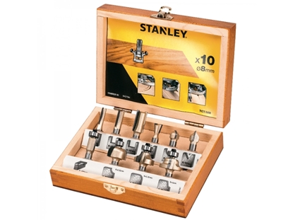 Picture of Frēžu komplekts Stanley; 8 mm; 10 gab.