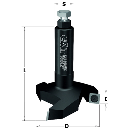 Изображение Furnitūras ligzdu izveides frēze CMT 663.005.11; 38 mm, RH