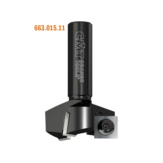 Изображение Furnitūras ligzdu izveides frēze CMT 663.015.11; S=12,7x38 mm; D=38 mm