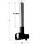 Изображение Furnitūras ligzdu izveides frēze CMT; S=10 mm; D=26 mm