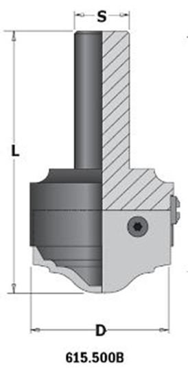 Picture of Furnitūras ligzdu izveides frēze CMT; S=20 mm; D=50 mm