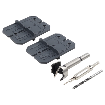 Attēls no Furnitūras ligzdu izveides frēze Wolfcraft 4656000; 35 mm + piederumi