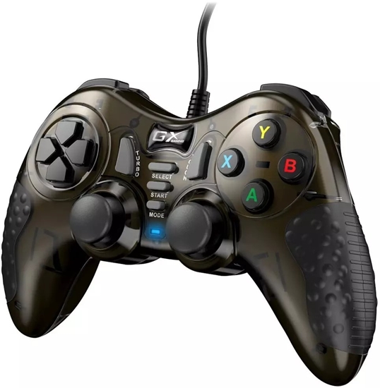 Picture of Gamepad Genius GX Gaming GX-19UV, 19przycisk, USB, czarno-brzowy