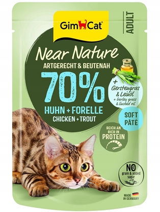 Picture of GIMCAT SASZETKA NEAR NATURE               KURCZAK/PSTRG 85g   /16