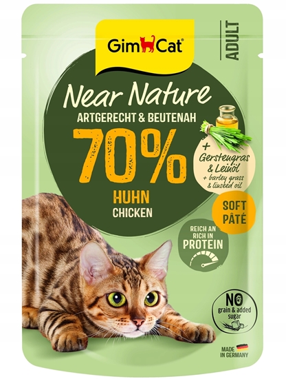 Picture of GIMCAT SASZETKA NEAR NATURE KURCZAK 85g     /16