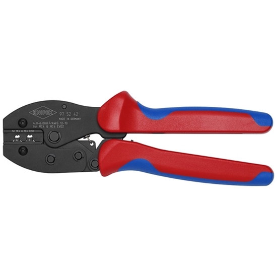 Picture of Gofrēšanas rīks izolētu kabeļu cilpām un kontaktiem Knipex 975242SB; 220 mm
