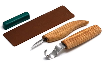 Picture of Grebšanas komplekts BeaverCraft S02; 4 gab.; karošu un citu koka izstrādājumu grebšanai