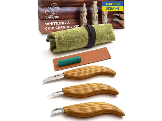 Picture of Grebšanas komplekts BeaverCraft S15; 5 gab.; kokgrebšanai