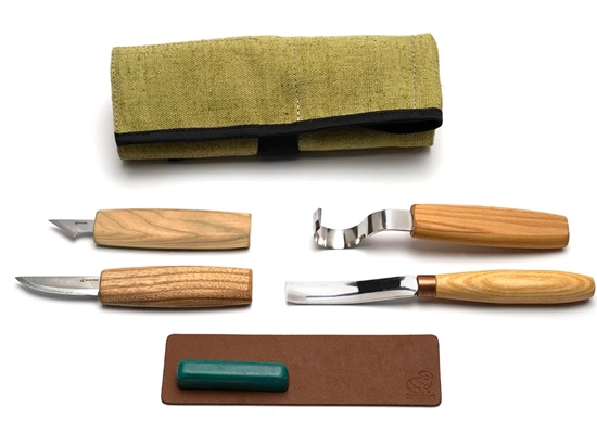 Picture of Grebšanas komplekts BeaverCraft S49; 6 gab.; karošu un citu koka izstrādājumu grebšanai