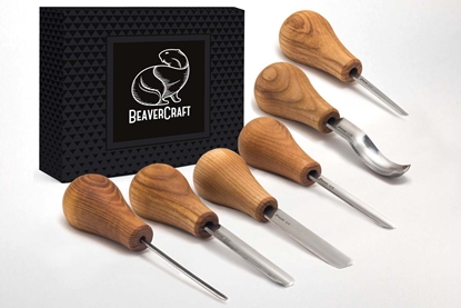 Picture of Grebšanas komplekts BeaverCraft SC05; 6 gab.; kokgrebšanai