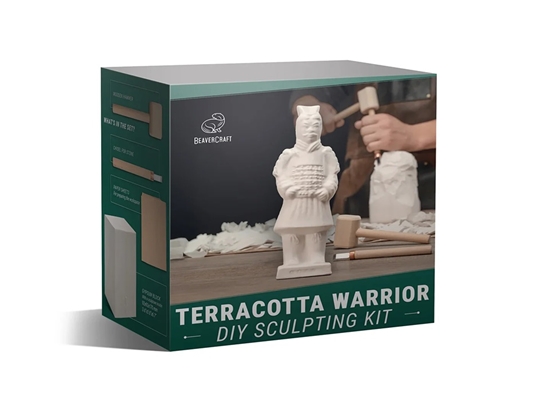 Picture of Grebšanas komplekts BeaverCraft Terracotta Warrior; kokgriešanai iesācējiem