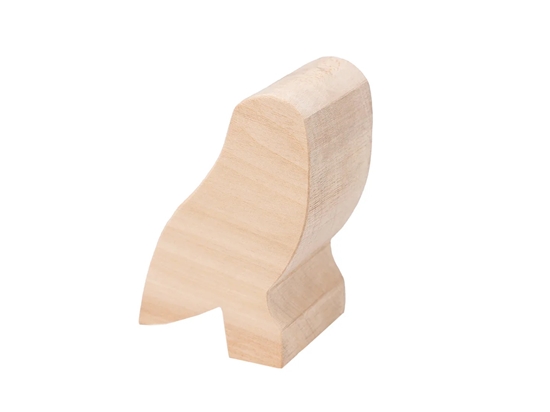 Picture of Grebuma sagatave BeaverCraft Bird Owl; 100x70x50 mm; ar zīmējumu
