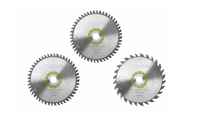 Изображение Griešanas diski Festool 578565; 160x20x2,2 mm; Z48/Z28; 5°/15°; 3 gab.