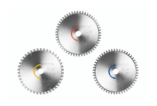 Изображение Griešanas diski Festool 578568; 168x20x1,8 mm; Z42/Z52; -5°/10°; 3 gab.