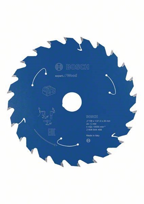 Attēls no Griešanas disks Bosch 2608644498; 136x20 mm; Z24