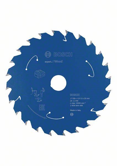 Picture of Griešanas disks Bosch 2608644498; 136x20 mm; Z24