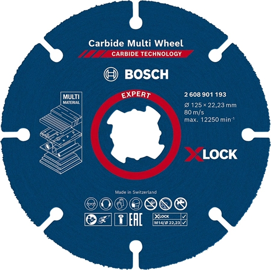 Picture of Griešanas disks Bosch 2608901195; 125x22,23 mm; 10 gab.