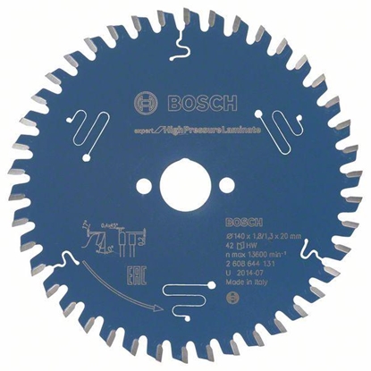 Attēls no Griešanas disks Bosch Expert for High-Pressure Laminate 2608644135; 190x30 mm; Z56