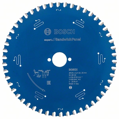 Attēls no Griešanas disks Bosch Expert for Sandwich Panel; 235x2,2x30,0 mm; Z50; 10°