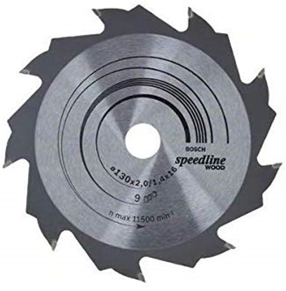 Picture of Griešanas disks kokam Bosch SPEEDLINE WOOD; 130x2x16,0 mm; Z9; 15°