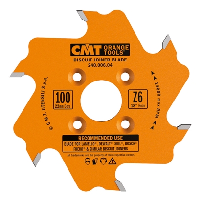 Picture of Griešanas disks kokam CMT 240; 100x3,96x22; Z6; 15°