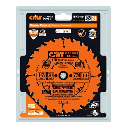 Picture of Griešanas disks kokam CMT 271; 165x1.7x30; Z24; 18°