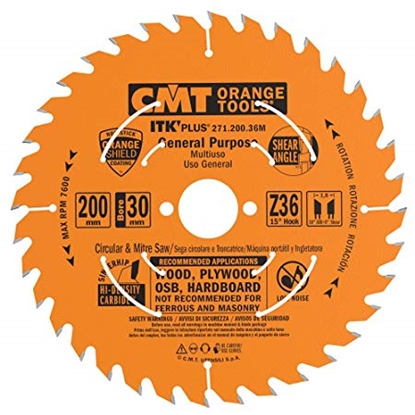 Picture of Griešanas disks kokam CMT 271; 200x1,8x30; Z36; 15°