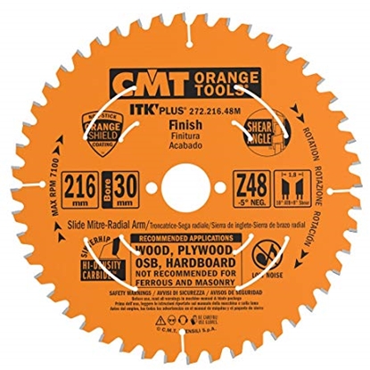 Picture of Griešanas disks kokam CMT 272; 216x1,8x30; Z48; -5°