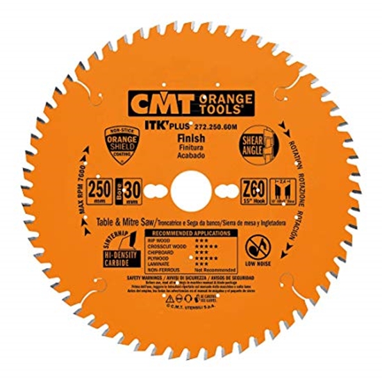 Picture of Griešanas disks kokam CMT 272; 250x2,4x30; Z60; 15°