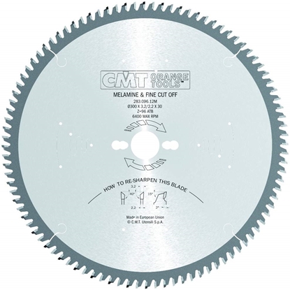 Picture of Griešanas disks kokam CMT 283; 300x3,2x30; Z96; 2°