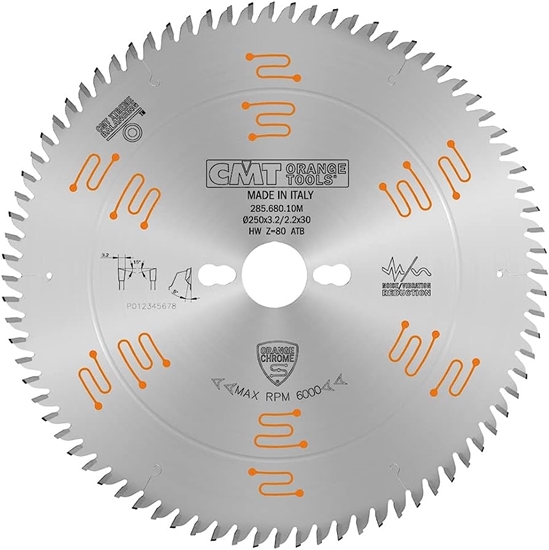 Picture of Griešanas disks kokam CMT 285; 250x3,2x30; Z80; 5°