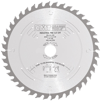 Picture of Griešanas disks kokam CMT 285; 250x3,2x35; Z60; 10°