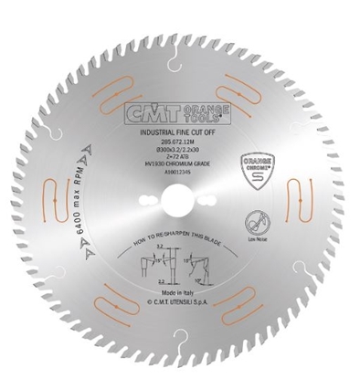Picture of Griešanas disks kokam CMT 285; 300x3,2x30; Z72; 10°