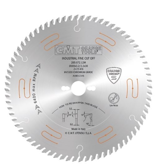 Picture of Griešanas disks kokam CMT 285; 300x3,2x30; Z72; 10°