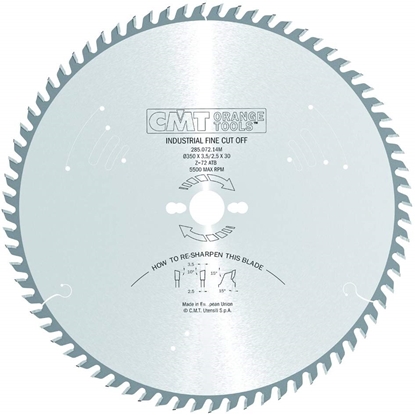 Picture of Griešanas disks kokam CMT 285; 350x3.5x30; Z72; 15°