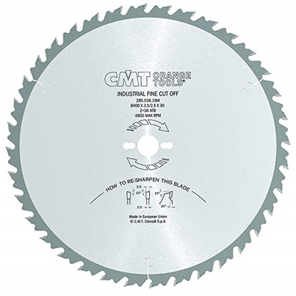 Picture of Griešanas disks kokam CMT 285; 400x3.5x30; Z36; 20°