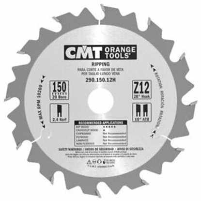 Picture of Griešanas disks kokam CMT 290; 150x2.4x20; Z12; 20°