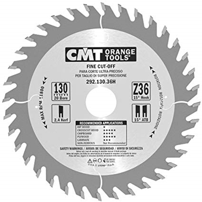 Picture of Griešanas disks kokam CMT 292; 130x2.4x20; Z36; 15°