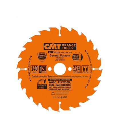 Picture of Griešanas disks kokam CMT ITK-Plus® 271; 140x1,8x20; Z24; 15°