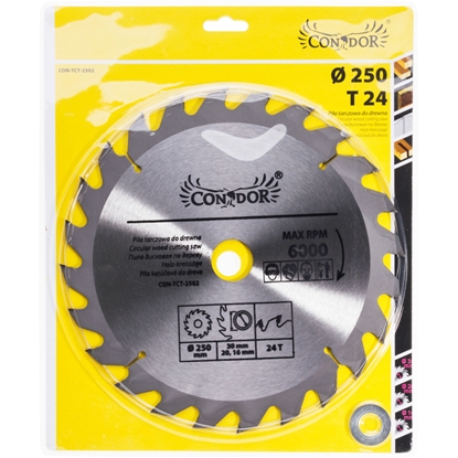 Picture of Griešanas disks kokam Condor CON-TCT-2502; 250 mm; Z24