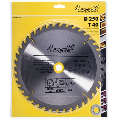 Picture of Griešanas disks kokam Condor CON-TCT-2504; 250 mm; Z40