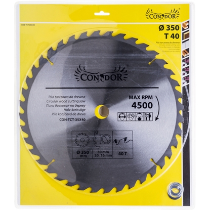 Picture of Griešanas disks kokam Condor CON-TCT-3504; 350 mm; Z40