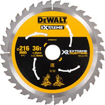 Изображение Griešanas disks kokam DeWalt DT99569-QZ; 216x30 mm; Z36