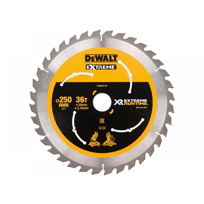 Изображение Griešanas disks kokam DeWalt DT99572-QZ; 250x30 mm; Z36