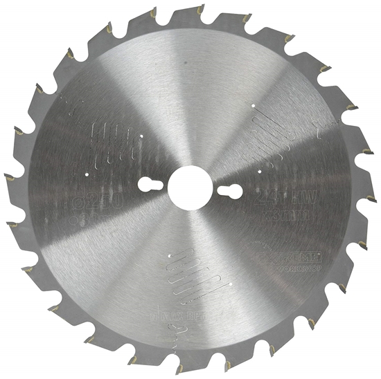 Изображение Griešanas disks kokam DeWalt; 250x3x30,0 mm; Z24; 10°