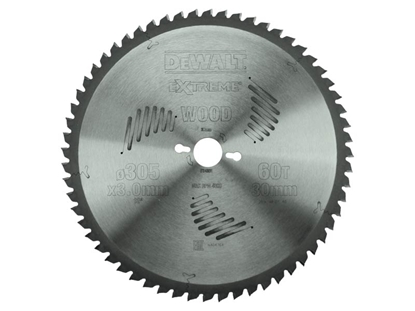 Изображение Griešanas disks kokam DeWalt; 305x3x30,0 mm; Z60; -5°