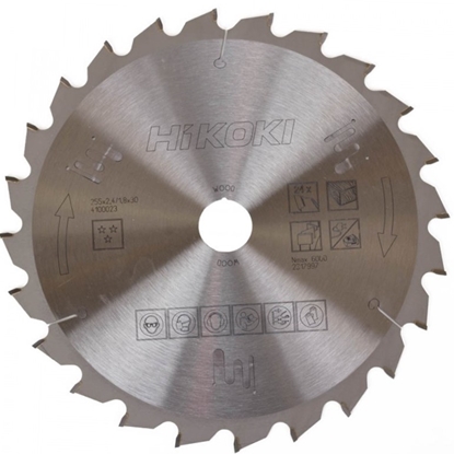 Picture of Griešanas disks kokam Hikoki 4100023; 255x1,8x30 mm; Z24